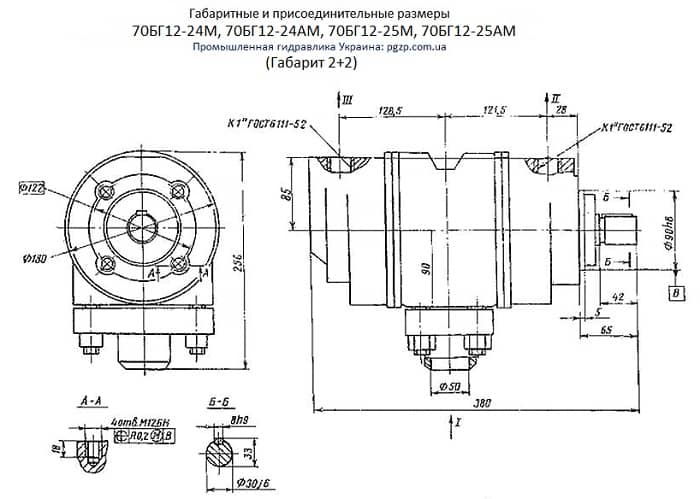Насос 70БГ12-24М, 70БГ12-24АМ, 70БГ12-25М, 70БГ12-25АМ