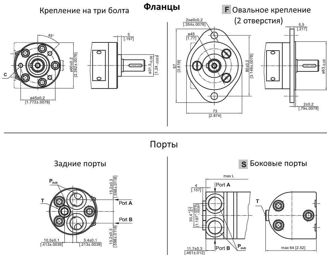 Героторні гідромотори ММ/ОММ - 3 Героторні гідромотори ММ/ОММ - 3