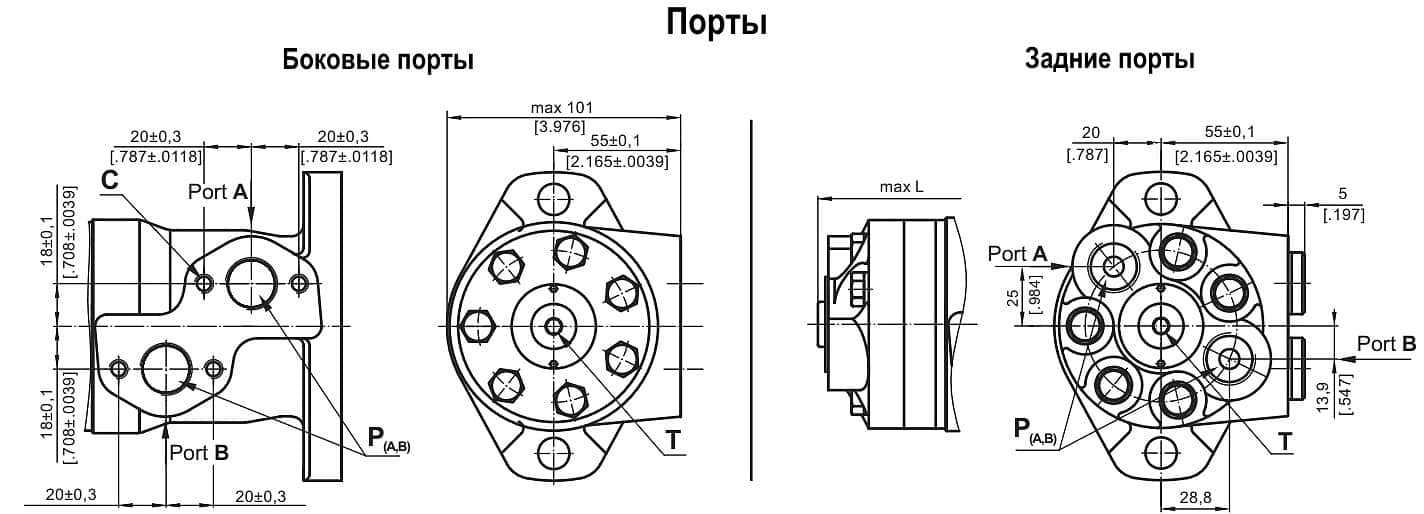 Гідромотор MP/OMP (ліцензія Danfoss) - 4 Гідромотор MP/OMP (ліцензія Danfoss) - 4