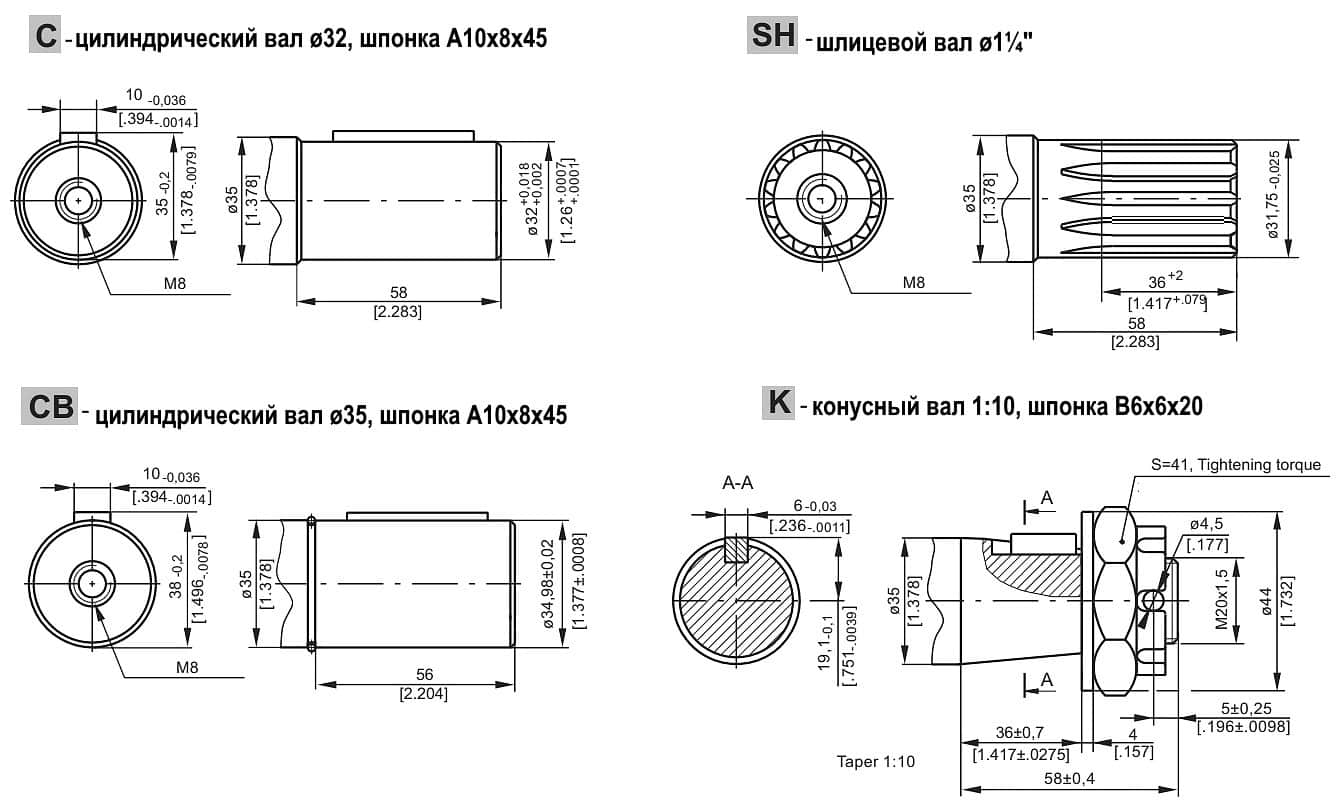 Гідромотор MH (M+S Hydraulic) - ліцензія OMH Danfoss - 2