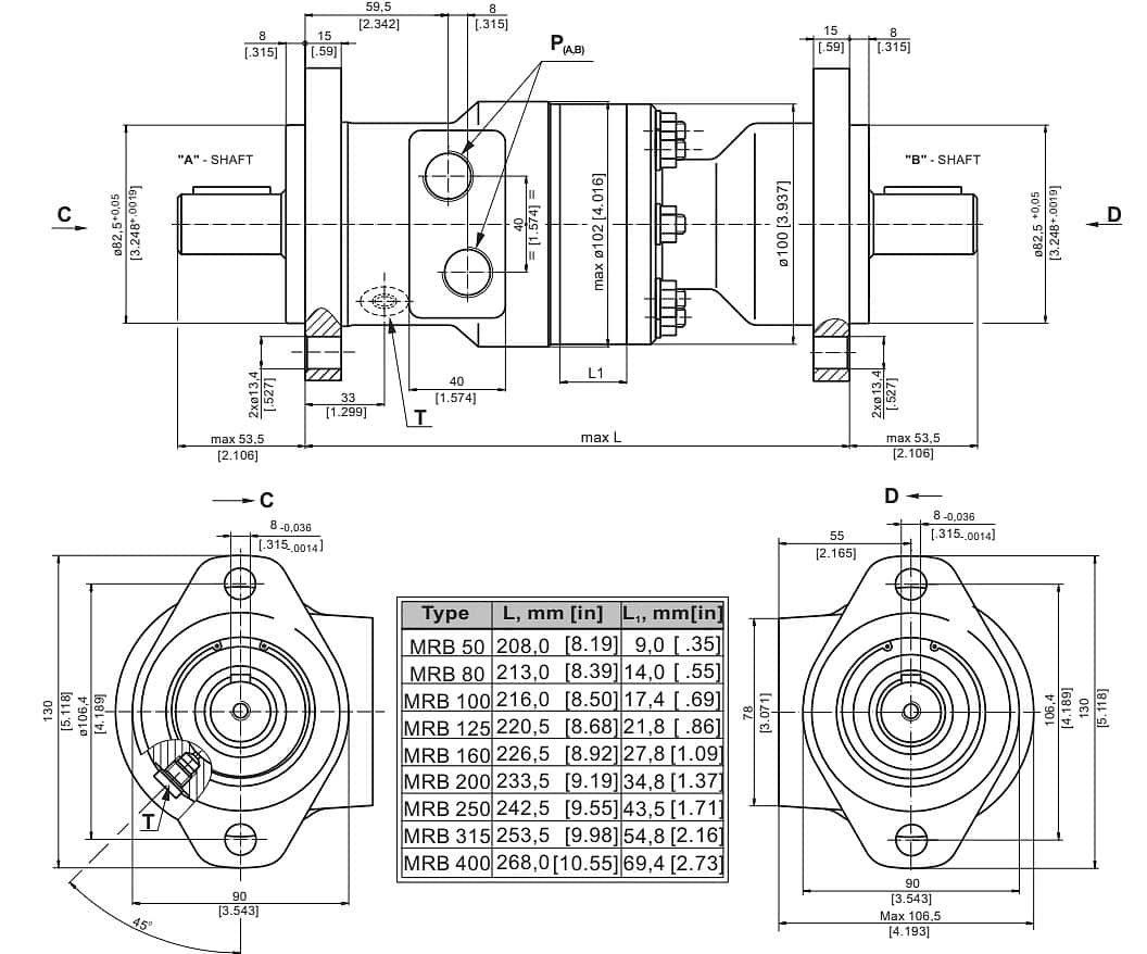 Гідромотор MR/OMR (Danfoss) - 5