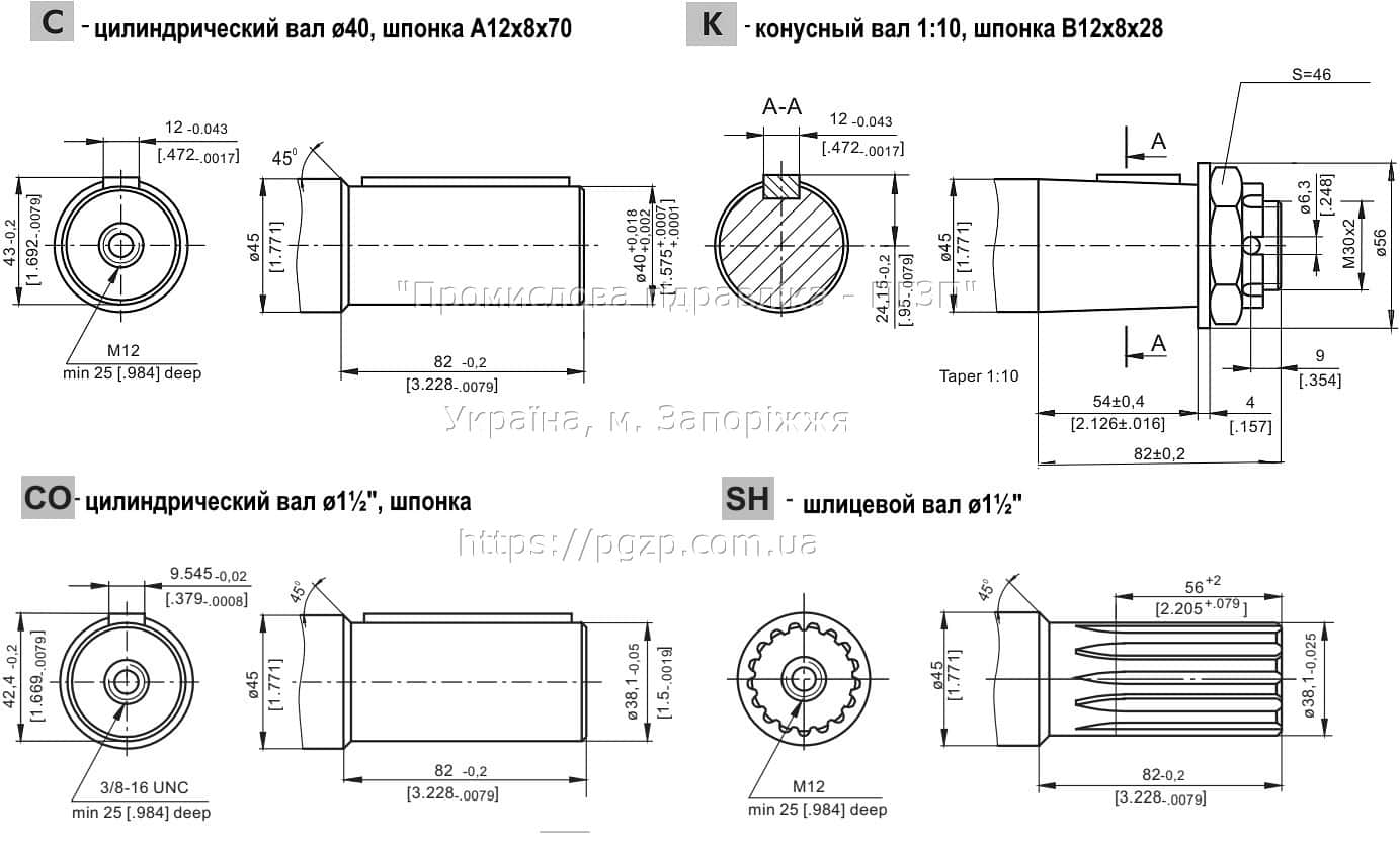 Гидромотор MT/OMT (лицензия Danfoss) - 5